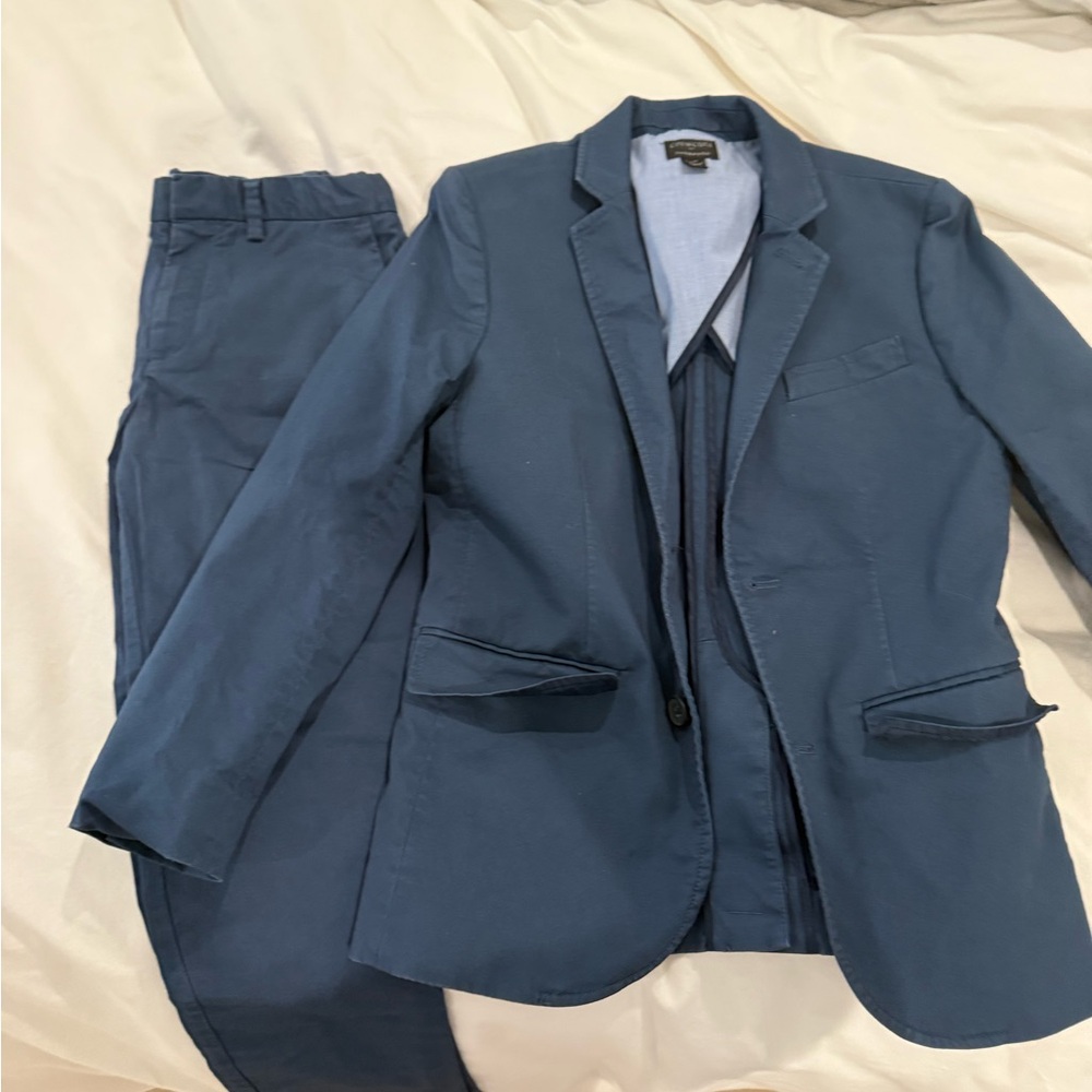 Boys Crewcuts BlueBlazer and Pants Set